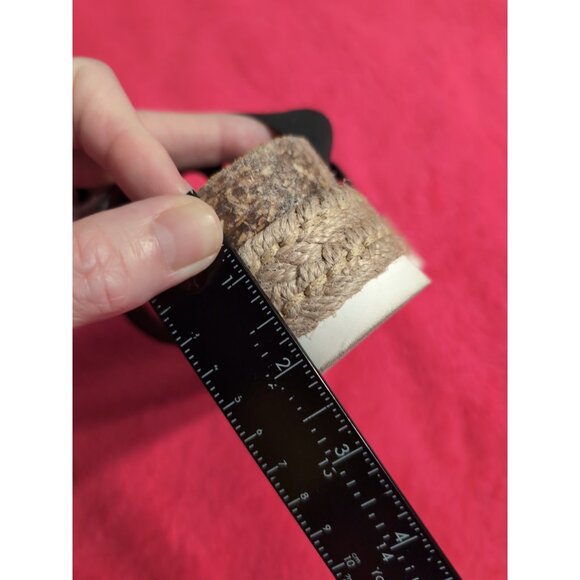 Steve Madden Kimmie Black Platform Espadrille Sandals Women’s 9M Flatform - Picture 11 of 11